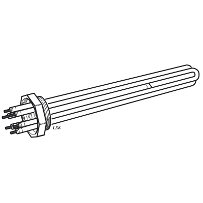 NIBE Elpatron 9 kW 400V R-50 470 mm - Industriuppvärmning - RSK 6595689