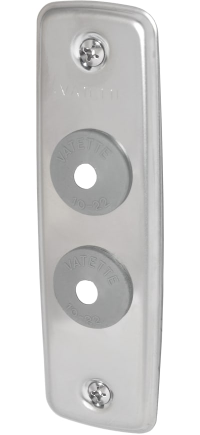 System Vatette Förkromad Täckbricka 2x10-22mm 40mm Rörcent - RSK 8550619