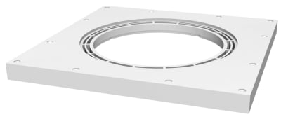 Purus Monteringsplatta 300x300x22mm ABS-plast - För Golvbrunnar - RSK 7133696