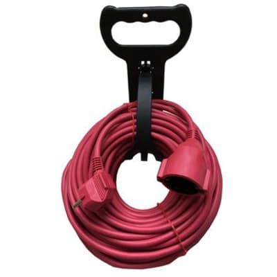 NOVIPRO PVC Kabel 3x1,5mm² 25m Röd - Inomhusbruk - Produktkod 330342