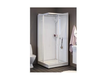 Contura Shower Duschkar 70x90 cm Vit Emalj - EN 14428 - RSK 7394338