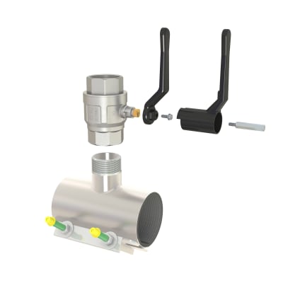 NoTap DN50 Påstick-Koppling 70-77mm Rostfri - Hög Korrosionsbeständighet - RSK 5085763