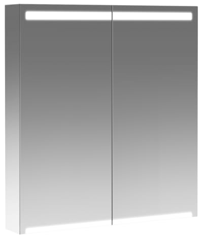 Ifö LED-spegelskåp 60 cm Glasdörrar Eluttag - Badrum - RSK 8974007