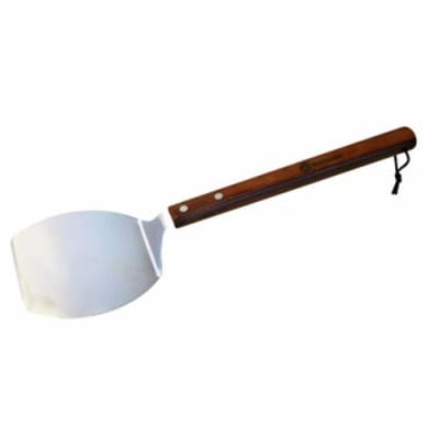 Hamburgerspatel 47 cm Rostfritt Stål - Trähandtag - 304070