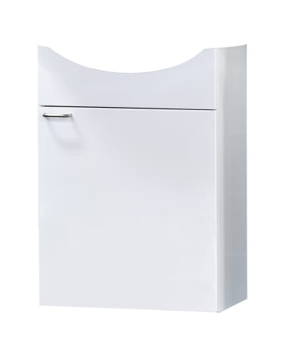 Alterna Basic Underskåp Vit 67x48x30cm - Väggmonterat med Lös Hylla - RSK 8975159