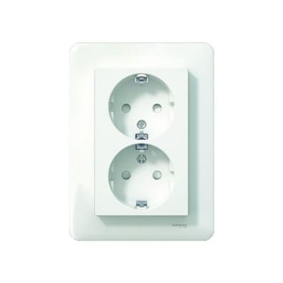 Schneider Electric Exxact Vägguttag 16A Infällt - Vit - E1821476