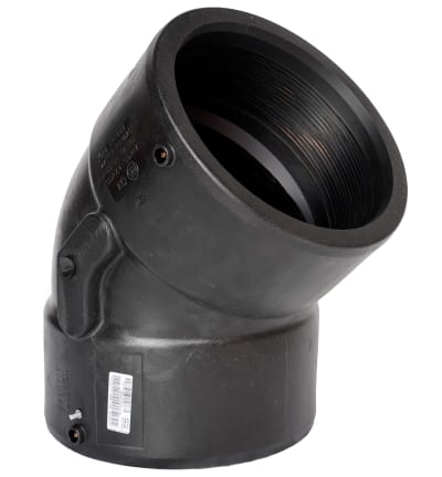Elofit Elsvetsböj 110mm 45° SDR 7.4-17.6 - PE-rör - RSK 2428054