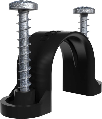 LK Plastklammer 25 mm Tomrör - Förmonterade Skruvar - RSK 1880762