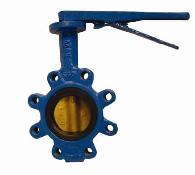 Altech Vridspjällsventil 65mm Handspak PN16 - Lug-anslutning - RSK 4659460