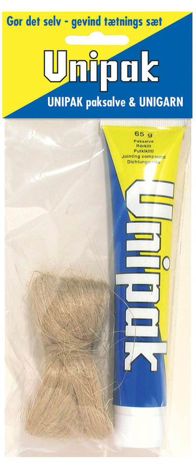 Unipak Rörkitt Grå 4051175 - För Gängförbindningar - RSK 4051175