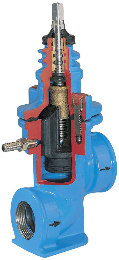 Industri Belos Spolpostventil 32mm Rostfri Stålspindel - RSK 4303551