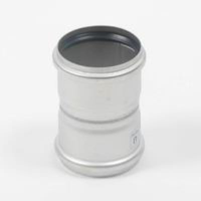Blücher EuroPipe Dubbelmuff - Rostfritt stål - RSK 1550117