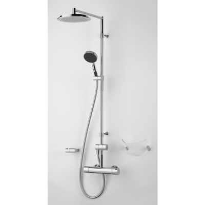 Takdusch 150 cc blandare Oras Cubista takduschset Krom 8343728 - ECOFLÖDE