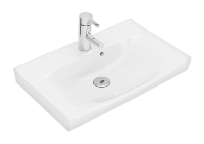 Ifö Spira 15342 tvättställ 622x414x156mm vit porslin konsollmontage