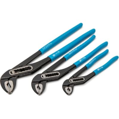 Polygrip SET 3 DELAR NOVIPRO - Svartlackerade med PVC-handtag, DIN/ISO-standard