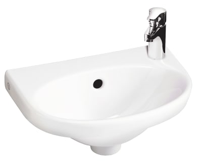 Gustavsberg Nautic 5540 Tvättställ med blandarhål höger, porslin, 400x275mm