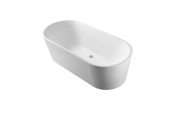 Alterna Ovale Badkar 1500 Vit - Modernt Fristående Badkar med Hög Finish