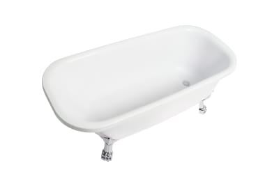 Alterna Leone Badkar 1600 mm Komplett med Kromade tassar och Popup-ventil