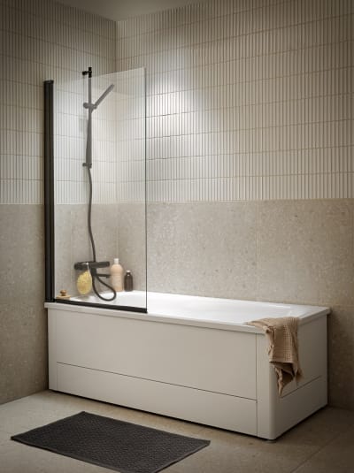 Alterna Badkar 1500 Komplett Vit med Helfront och Justerbar Höjd