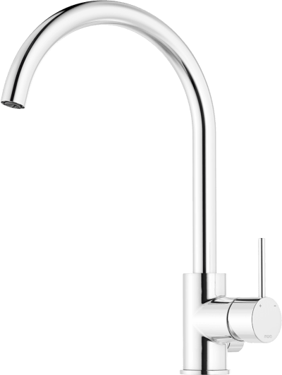 INXX II soft köksblandare med keramisk tätning och svängbar pip, krom