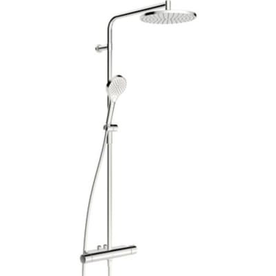 Takduschpaket Oras Optima Style 7157N med termostatblandare och ecoflöde