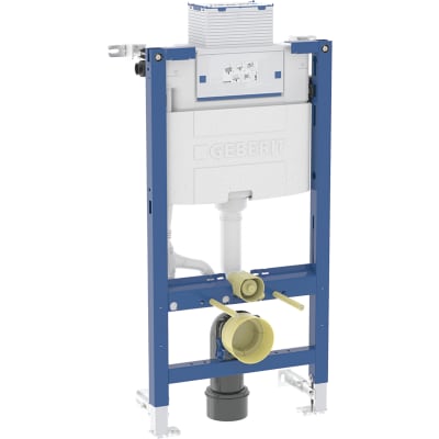 Geberit Omega WC-fixtur med inbyggnadscistern 12 cm och PEX-anslutning, H98 cm