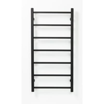 Alterna Divario Square Handdukstork 100x50 cm Svart - Vattenburen Värme