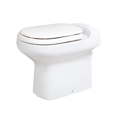 Sanicompact Elite WC-stol med malpump och anslutning för tvättställ