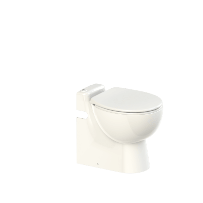 Sanicompact Pro Silence Eco WC-stol med malpump och dubbelspolning 1,8/3L