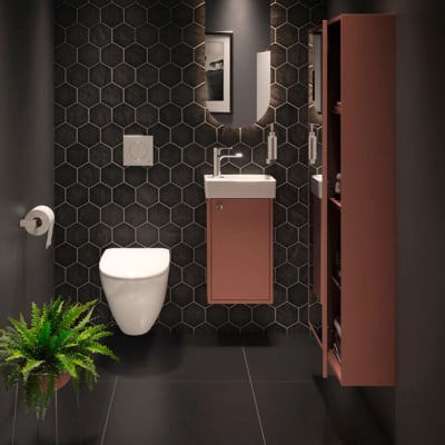 Gustavsberg Nautic 1530 vägg-wc HF slim, hygienisk flush, vit porslin