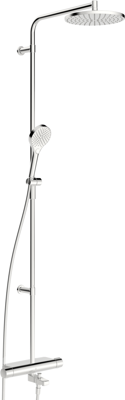 Oras Optima Style  SVÄNGBAR/KAPBAR Duschsystem med Termostat KAR 160CC  Krom RSK 8283312
