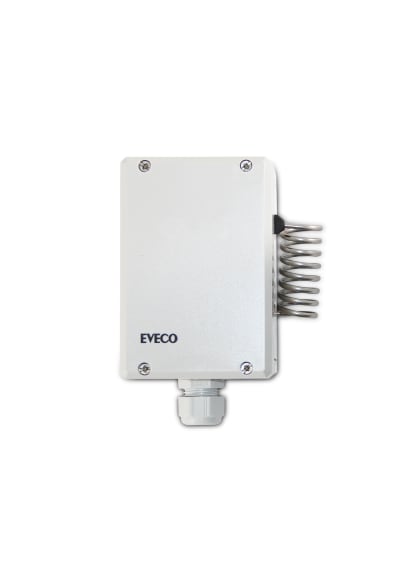 Eveco SR101I Termostat Kapslad IP54 med Invändigt Vred RSK 6727477