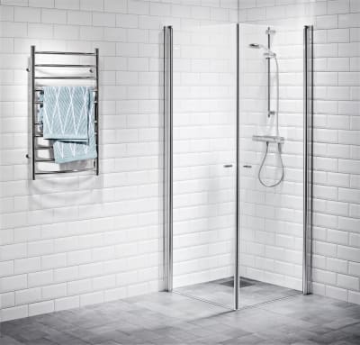 Alterna Picto Duschhörna 90x90 Rak Klarglas RSK 7391083