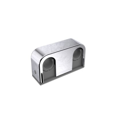 Rörklammer med Limplatta Modell 2 Krom RSK 3859043