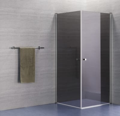 Alterna Lusso Duschhörna 90x90 Grå RSK 7333540