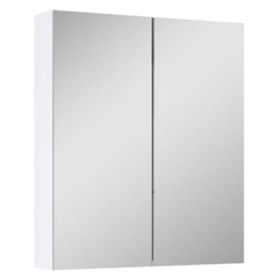 Alterna Ariella X60 Spegelskåp Vit Matt med Dubbelsidiga Speglar och Eluttag