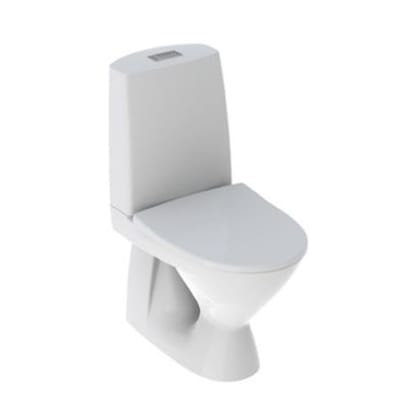 Ifö Pala WC-stol med mjuksits, dolt avlopp, vit porslin, 420mm sitthöjd