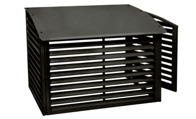 Altech Värmepumpshus Svart Värmepumpsskydd RSK 6259005
