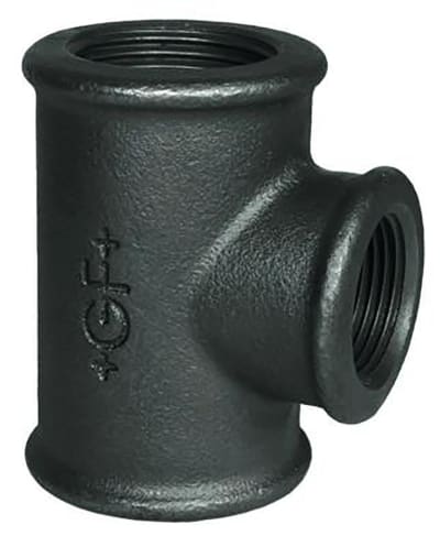 GF Aducerat T-rör svart FM Rp32 x Rp25 x Rp20 RSK 1280734
