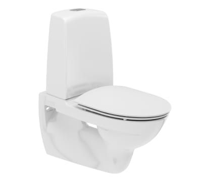 Toalettstol IFÖ Spira 6293 vägghängd 4/2L hård QR-sits 7819970