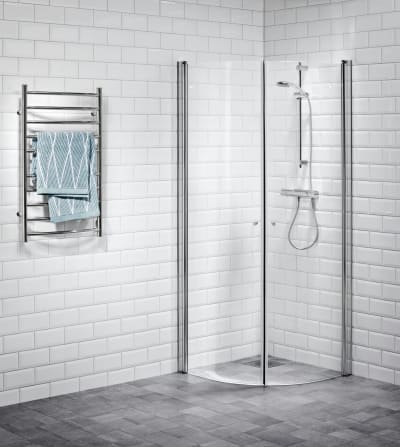 Alterna Picto Duschhörna 90x90 cm Klarglas Lyftgångjärn - RSK 7391077