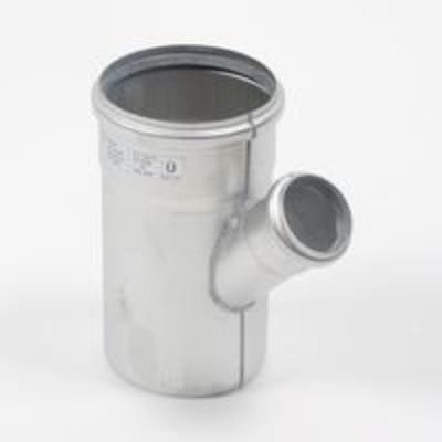 GRENRÖR EUROPIPE 110X50 MM X 45° , MUFF X SLÄTÄNDA X , MUFF AVSTICK BLUCHER
