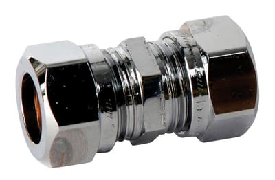 RAK KOPPLING 12X8 MM 2KLÄMRING KROM VATETTE RSK 1946839