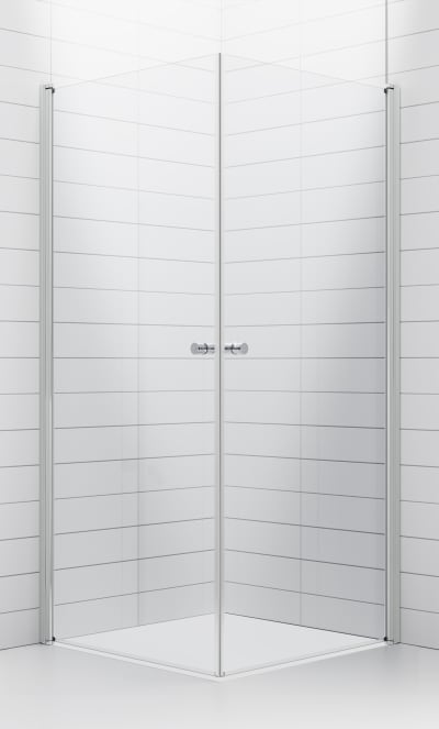 Duschhörna SOLO DUSCHHÖRN 90X90 RAK Klarglas RSK 7312580