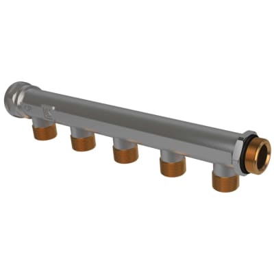 FÖRDELARE 5 UNI ECO 1 X G20 / 5 X G15, 5 X C/C50 MM AVSTICK FÖR PEX-RÖR NICKEL LK RSK 1882417