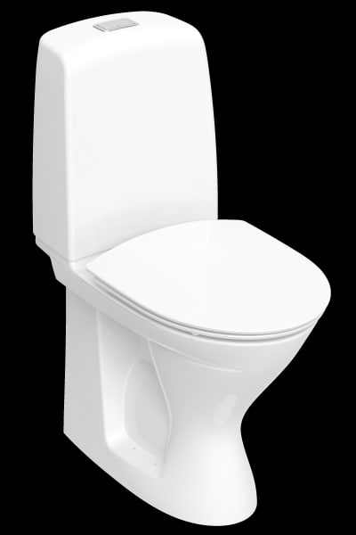 Ifö Spira WC-stol Förhöjd Vit RSK 7811054