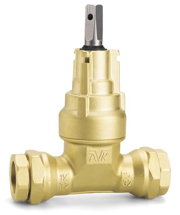 Servisventiler — avstängning vid husanslutning