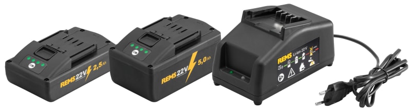 REMS Power-Pack Batteripack 22V 2,5Ah + 5,0Ah RSK 3878057, RSK 3878057