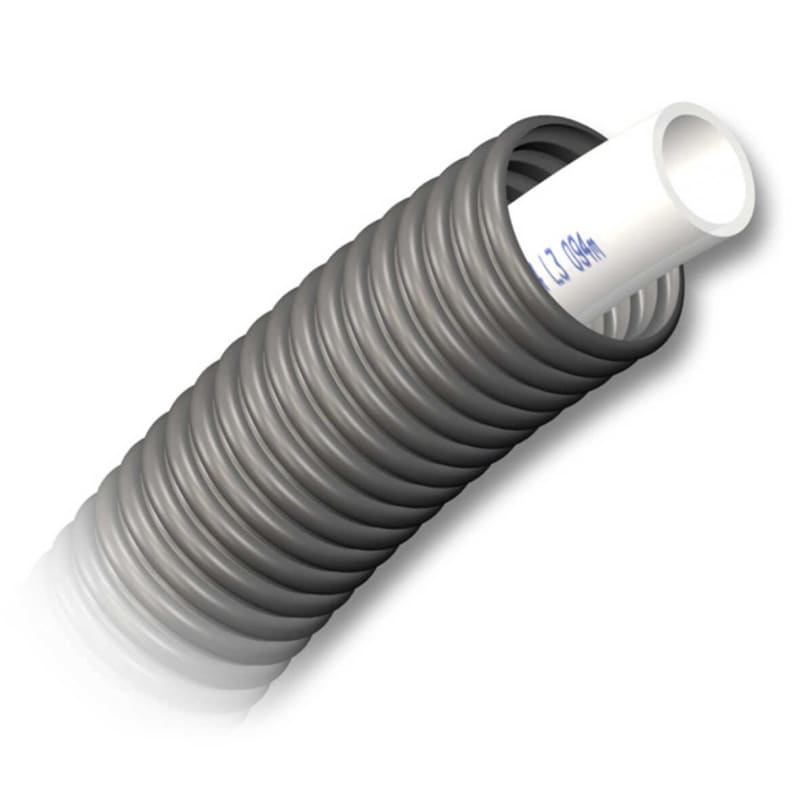LK Kombirör rör-i-rör — grå PEX 16x2mm framifrån, RSK 1882335