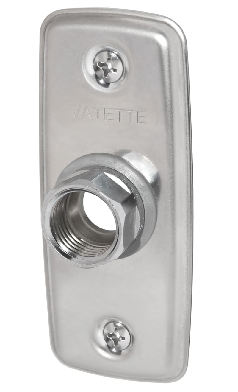 Vatette Väggkoppling G15 16x2,0-2,25mm Krom/Mässing - RSK 8550644, RSK 8550644